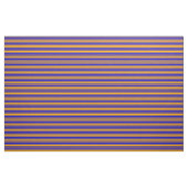 Blauw & Oranje gevoerd patroon Stof (Yard (91,4 cm))