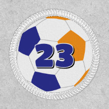 blauw oranje of ELKE voetbalteamkleuren