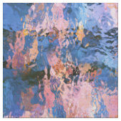 Blauw & Oranje waterabstractie Stof (Close Up)
