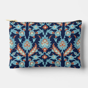 Blauw Oranje wit Turks oosterse flessenpatroon Etui