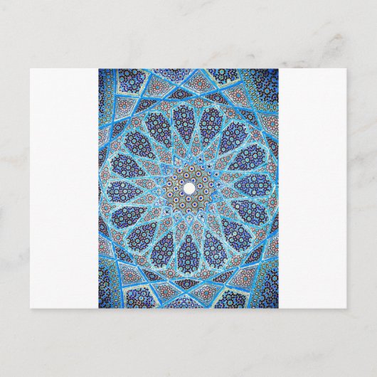 Blauw Oriënt Briefkaart (Voorkant)