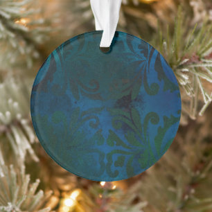 blauw ornament