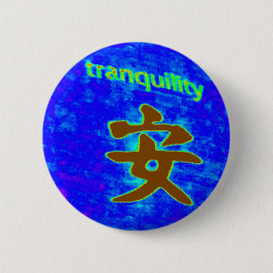 blauw-overweldigingsknop ronde button 5,7 cm