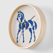 Blauw Paard Schilderen Moderne Equestrian Home Dec (Hoek)