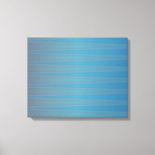 Blauw Paars Abstract platform voor golven van mode Canvas Afdruk