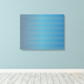 Blauw Paars Abstract platform voor golven van mode Canvas Afdruk (Insitu (Houten vloer))