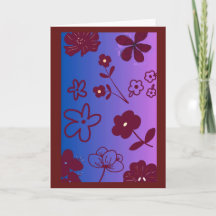 Blauw Paars & Bordeaux Bloemendesign 
