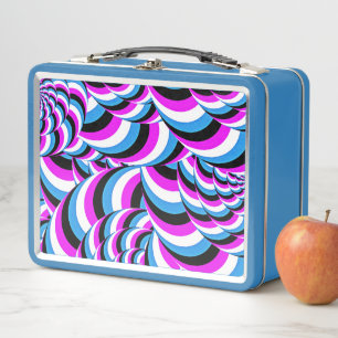 Blauw Paars buisvormig ontwerp
