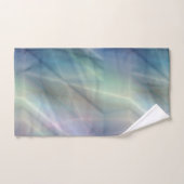 blauw paars en groen abstract bad handdoek (Handdoek)