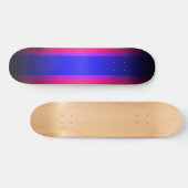 Blauw Paars en roze verloop: aangepast skateboard (Horizontaal)