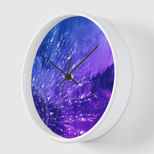 Blauw Paars Mandala Clouds Boho Bohemian (Hoek)