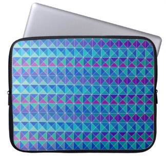 Blauw Paars mengsel Laptop Sleeve