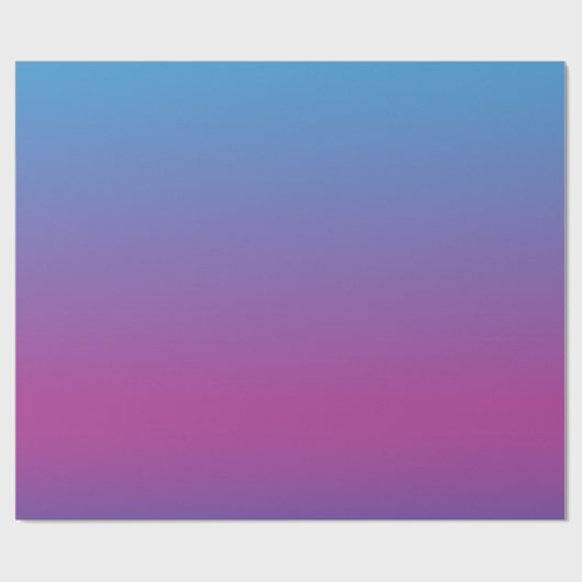 Blauw Paars roze ombre pakpapier (Vlak)