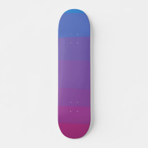 Blauw paars verloopskateboard skateboard