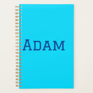 Blauw paars voeg naam tekst toe terug naar school planner
