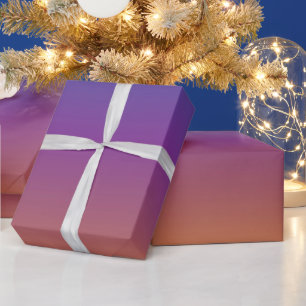 Blauw, Paarse en Oranje gradiënt-omslagpapier Cadeaupapier