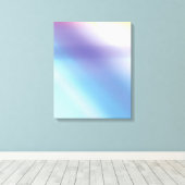Blauw Paarse Roze en Geel Abstract Kunstdoek Canvas Afdruk (Insitu (Houten vloer))