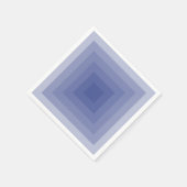 Blauw Paarse vierkante geometrische Servetten (Hoek)