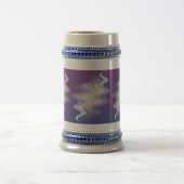 Blauw paarse wit bierpul (Center)