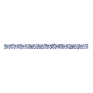 Blauw Paisley Patroon Lint