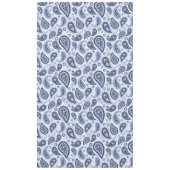 Blauw Paisley Patroon Tafelkleed (Voorkant)