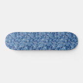 Blauw Paisley Skateboard (Horizontaal)