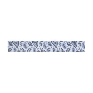 Blauw paisleypatroon