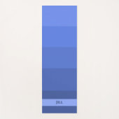 Blauw Palet 2-zijdig Design Yoga Mat (Voorkant)