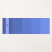 Blauw Palet 2-zijdig Design Yoga Mat (Voorkant (horizontaal))