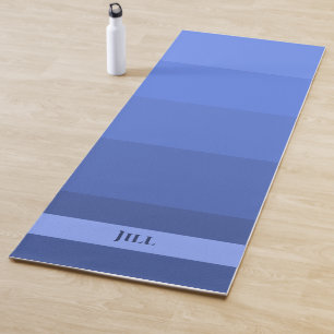 Blauw Palet 2-zijdig Design Yoga Mat