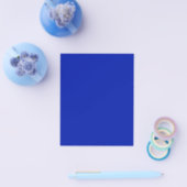 Blauw (Pantone) (effen kleur) Flyer (Enkel)