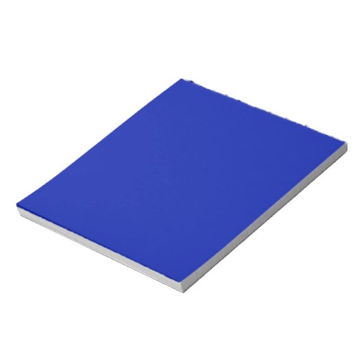 Blauw (Pantone) (effen kleur) Notitieblok (Gedraaid)