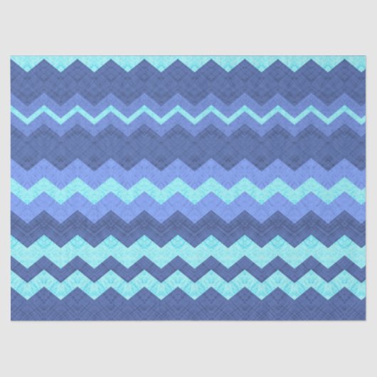 blauw papier voor chevron (Voorkant)