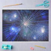 blauw papier voor vuurwerk (Craft)
