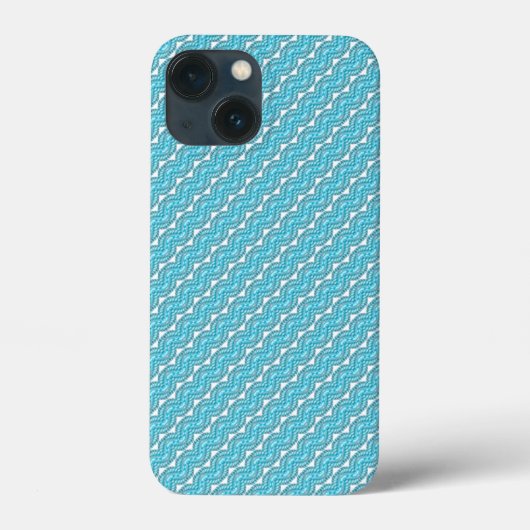 Blauw parelpatroon Case-Mate iPhone case (Achterkant)