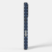 blauw patroon Case-Mate iPhone case (Achterkant / Rechts)