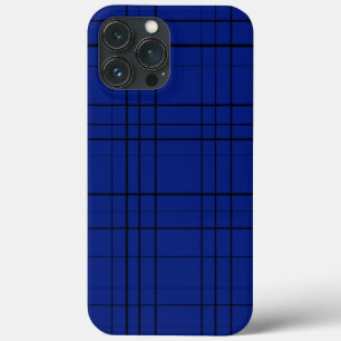 Blauw patroon iPhone 13 pro max hoesje
