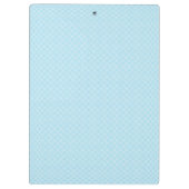 Blauw Patroon Klembord Minimalistische Esthetische (Achterkant)