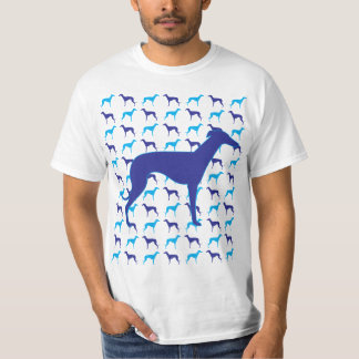 Blauw patroon t-shirt