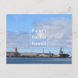 blauw Pearl Harbour-briefkaart Briefkaart