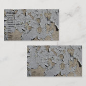 Blauw peling visitekaartje (Voorkant / Achterkant)