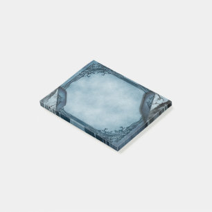 Blauw perkament gotisch post-it® notes
