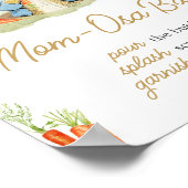 Blauw Peter Konijn Baby shower Moeder Osa Bar Poster (Hoek)