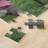 BLAUW PITBULL PUZZLE LEGPUZZEL (Zijkant)