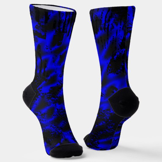 Blauw Plasma Sokken (Gebogen)