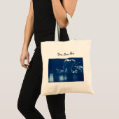  Blauw Polar Beer Fotografie Canvas tas (Voorkant (product))
