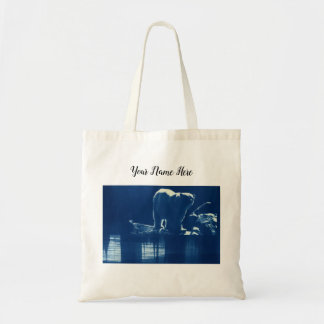 Blauw Polar Beer Fotografie Canvas tas