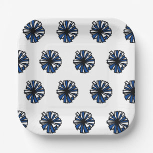 Blauw Pom Papier Bord