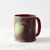 blauw pompoen met heirloom herfst schilderij mok (Voorkant rechts)