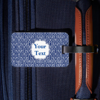 Blauw  Portugal Bagagelabel